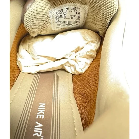 Nike 🔥Air Max Revive‎ Mens ⛳️Brown Leather Golf Shoes Size 11Spikes